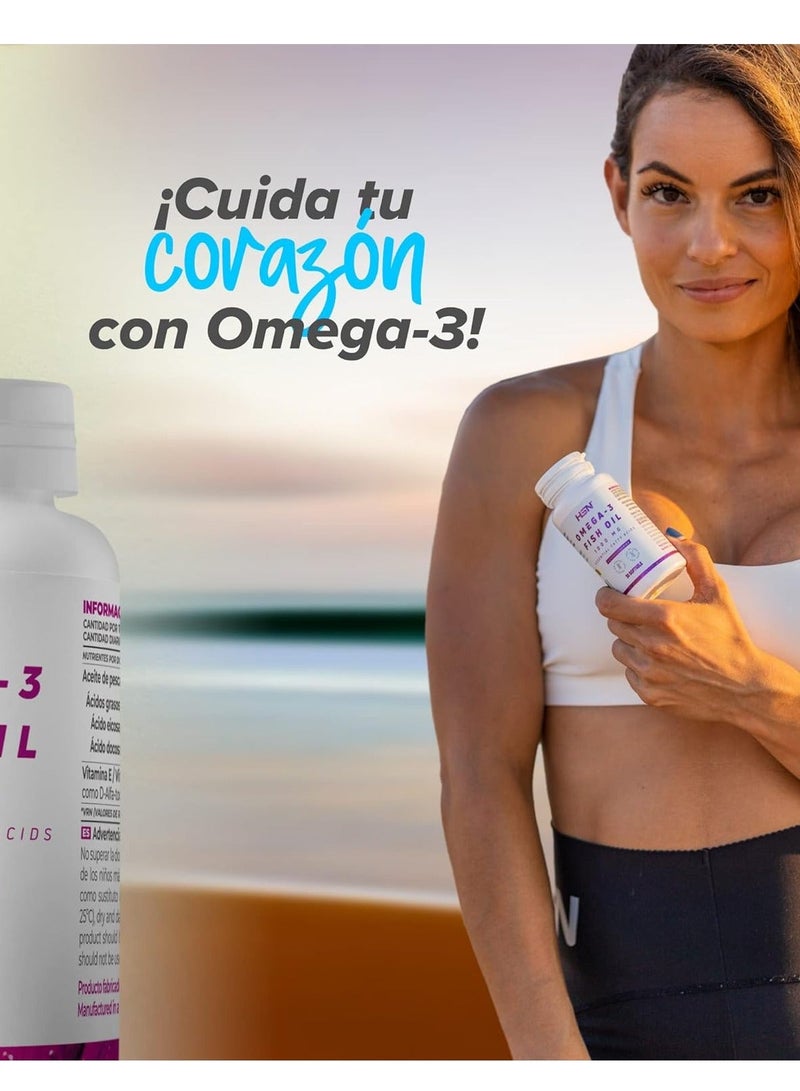 أتش أس أن زيت السمك أوميغا 3 1000 مجم - 30 كبسولة - Image 5